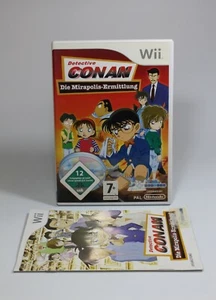DETECTIVE CONAN Mirapolis-Ermittlung Nintendo Wii Spiel mit OVP und Anleitung - Picture 1 of 5