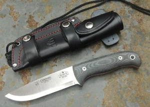 Cudeman Messer 158-M ENT BUSHCRAFT Outdoormesser N690 Stahl Micarta Lederscheide