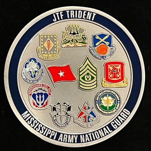 66. Truppe Kommando Joint Task Force Dreizack JTF Commander & CSM Challenge Münze - Bild 1 von 2