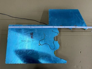 Alu-Reststück vom Wasserstrahlschneiden EN AW 5083 ca. 715x490x25mm Plan gefräst - Picture 1 of 4