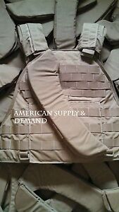 NEW Eagle Industries Scalable Plate Carrier Shoulder Pads M-XL Coy. Tan Mil-Spec