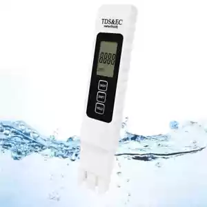 3in1 TDS/EC/TEMP Tester Wasserprüfung Wassertester für Trinkwasser Aquarien - Bild 1 von 5