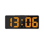 Acrylic/Mirror Digital Alarm Clock Voice Control (Powered By Battery) Table Cloc