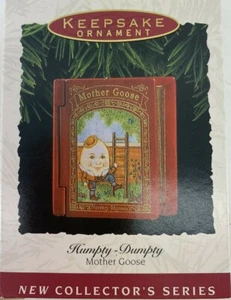 1993 Hallmark Mother Goose Humpty Dumpty Ornament 1st in Series - Picture 1 of 5