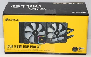 Corsair iCUE H115i RGB PRO XT CPU-Flüssigkeitskühlung,280mm-Radiator,2x140lufter - Bild 1 von 2