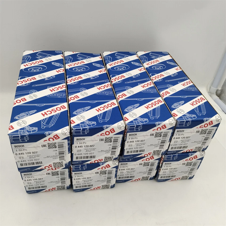 8X Fuel Injectors Bosch for 2004.5-2005 GM Chevrolet 6.6L LLY Duramax 0986435504 - Изображение 1 из 4