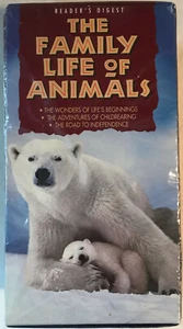 Reader's Digest ~ The Family Life of Animals ~ VHS ~ 3 Tape Set ~ New ~ Sealed - Picture 1 of 6
