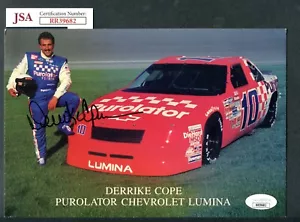 JSA Derrike Cope Autographed Signed 6x9 Photo Purolator Chevy Lumina TRB 738 - Picture 1 of 1