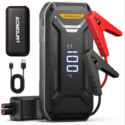 8000A Auto Starthilfe Jump Starter Ladegerät 12V KFZ Booster Powerbank + Tasche - Bild 1 von 4