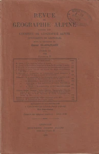 Blanchard: Zeitschrift für Alpengeographie, Band XI, Heft II, 1923 - Bild 1 von 5