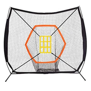 Baseball Practice Backstop Net Portable Hitting Pitching Batting Training Net - Picture 1 of 15