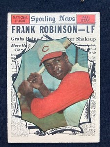 Topps 1961 Frank Robinson – LF Sporting News #581 Near Mint (2nd of 2)