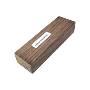 Packung 4, Osten Indisch Rosewood Drehmeißel Blanko Schnitzen Quadratisch Holz ( - Picture 1 of 6