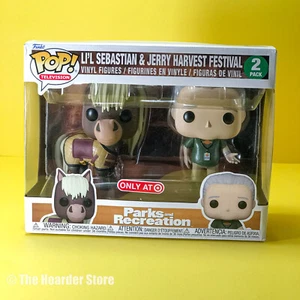 Funko POP! TV: Parks & Recreation - Jerry & Lil Sebastian 2pk Target Exclusive - Picture 1 of 4