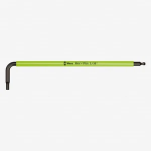 Wera 022631 3/32" x 112mm Hex + Ball End Hex L-key (Bright Green) - Picture 1 of 1