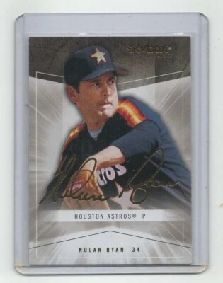 2005 SkyBox Autographics Insignia * Nolan Ryan * #61 * S/N 26/150 - Image 1 of 2