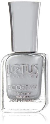 Lotus Makeup Ecostay Fantasy Nagellack Schatten Silber Chrom 10ml - Bild 1 von 4