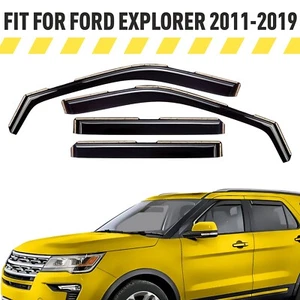 Rain Guards Vent Visors Shade for 2011-2019 Ford Explorer - Picture 1 of 9