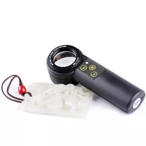 Handheld Antique Diamond Identify Jewel Loupe Magnifying Glass with Led Lights - Picture 1 of 14