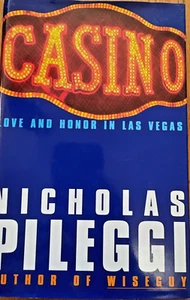 NICHOLAS PILEGGI Hand Signe "CASINO Book " 1995 Hard Back First Printing Rare - Picture 1 of 2