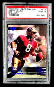 2000 Collector Edge Brilliant #118 Steve Young HOF /500 PSA 9 *Only 11 Higher* - Picture 1 of 11