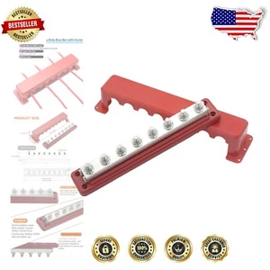 Versatile 600A Battery Terminal Block with 8-Pole Copper Design for RVs - Picture 1 of 9