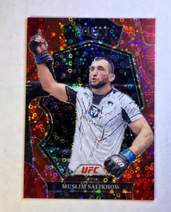 Muslim Salikhov 2023 Select Red Disco /99 Premier Level UFC