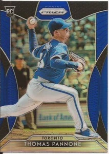 2019 PRIZM BLUE REFRACTOR PARALLEL # 237 - THOMAS PANNONE (RC)-TORONTO BLUE RAYS - Picture 1 of 2