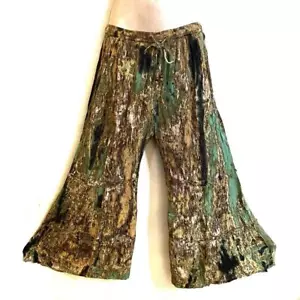 Pantaloni harem palazzo fili sacri hippie boho festival tie dye tier 222425 B - Foto 1 di 2