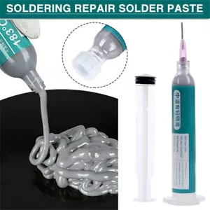 30g BGA Tin Solder Paste Leaded Sn63/Pb37 Syringe Liquid Melting-Point Tool NEW - Picture 1 of 7