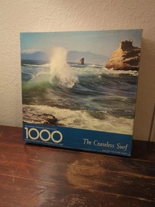 Springbok THE CEASELESS SURF Jigsaw PUZZLE 1000pc Pat Cadigan OCEAN - Picture 1 of 1