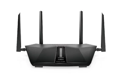 NETGEAR Nighthawk AX5300 Dual-Band Wi-Fi 6 Router RAX49-100NAS Black READ - Image 1 of 3