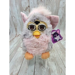 Furby Model 70-800 Pink and Grey with Black Spots Vintage 1998 Tested Working - Picture 1 of 8