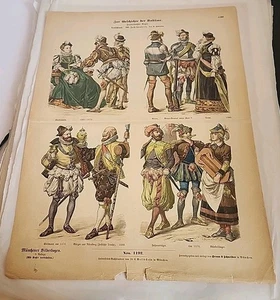 Lotto di 67 fogli completi e 2 mezzi Braun & Schneider Monaco fogli illustrativi pic/des - Foto 1 di 24