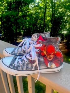 Zapatillas altas Converse All Star DC Comics Flash Gordon unisex para hombre 5 para mujer 7 - Imagen 1 de 10