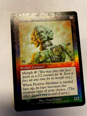 Proteus Machine Scourge Foil L.P promo rare to find The colors are really nice!! - Image 1 of 2