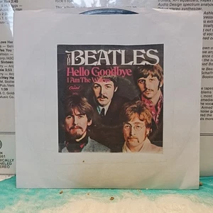 THE BEATLES "HELLO GOODBYE/I AM THE WALRUS" 1967 SINGLE 7" VINYL VINTAGE RARE - Picture 1 of 16