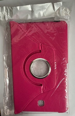 Samsung Galaxy Tab 4 8.0 Inch SM-T330 360 Rotating Leather Case Cover  - PINK - Image 1 of 2