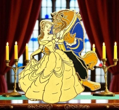 DLRP - Dancing Princess/Prince Series - Belle & Prince Adam (Beast) Pin Foto 1 de 2