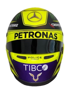 Casco de carreras Lewis Hamilton escala 1:1 réplica grande F1 Mercedes AMG 2022 - Imagen 1 de 4