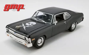 Chevrolet Nova 1971 Greenlight 1/18 GMP-18925 - - negro mate (a prueba de muerte) - Imagen 1 de 1