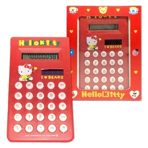 SANRIO Hello Kitty Calculator Stationery Tiny Chum 1996 Vintage Japan Excellent - Picture 1 of 6