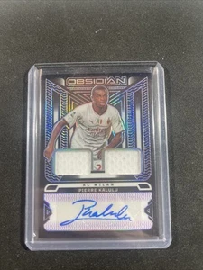 2022-23 Panini Obsidian Pierre Kalulu 1/1 Patch Auto AC Milan Juve Superfractor - Imagen 1 de 2