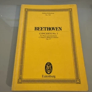 No. 704 BEETHOVEN Concerto No. 3 - Edition Ernst EULENBURG Score - Picture 1 of 1