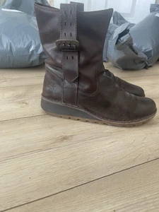 Fly London Size 6 Brown Ankle Boot - Picture 1 of 2