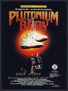 PLUTONIUM BABY__Original 1987 Trade print AD / horror movie promo__JULIE HAYS - Picture 1 of 1