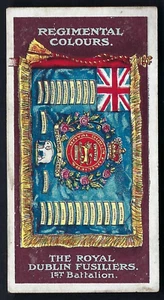 GALLAHER - REGIMENTAL COLOURS & STANDARDS - #198 THE ROYAL DUBLIN FUSILIERS - Picture 1 of 2