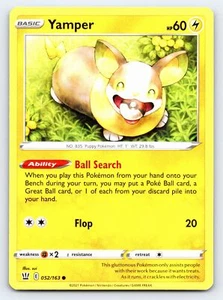 Tarjeta Pokémon Yamper 052/163 estilos de batalla comunes - casi nueva - Imagen 1 de 2