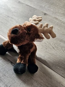 GANZ Webkins Reindeer Brown Plush Stuffed Animal Toy NO CODE HM137 - Picture 1 of 9