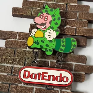 Super Rare Enamel Pin - Stoned Mario Tanooki (129 of 200) Dat Endo 420 DAB 710 - Picture 1 of 2